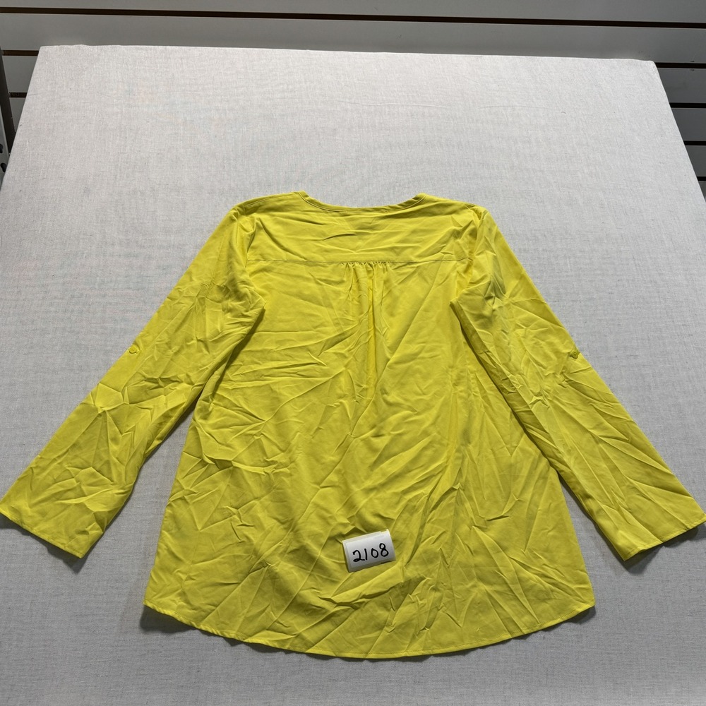 Coolibar Tunic Top Women Sz M Yellow New Without Tags
